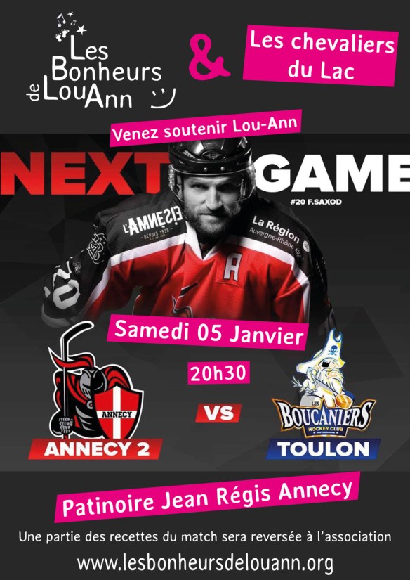 Affiche Match Hockey Lou-Ann